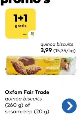 Bio Planet quinoa biscuits aanbieding