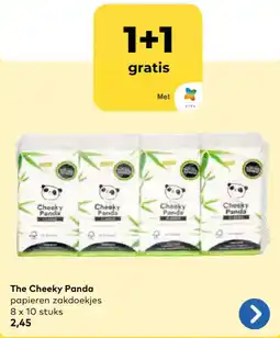 Bio Planet The Cheeky Panda papieren zakdoekjes aanbieding