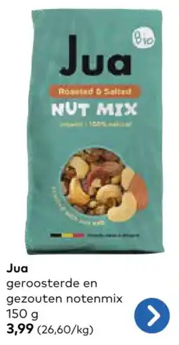 Bio Planet Jua geroosterde en gezouten notenmix aanbieding