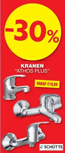 Hubo Kranen athos plus aanbieding