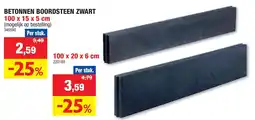 Hubo Betonnen boordsteen aanbieding