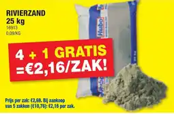 Hubo Rivierzand aanbieding