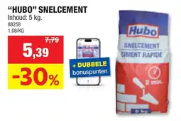 Hubo hubo snelcement aanbieding