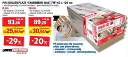 Hubo Pir-Isolatieplaat Enertherm Multifit 8 cm aanbieding