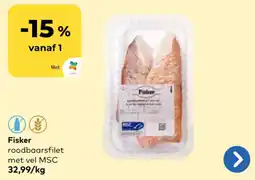 Bio Planet Fisker roodbaarsfilet aanbieding