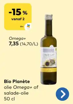Bio Planet Bio Planète olie Omega+ of salade-olie aanbieding