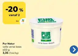 Bio Planet Pur Natur volle verse kaas aanbieding