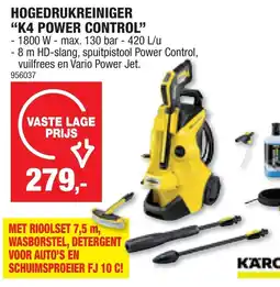 Hubo Hogedrukreiniger k4 power control aanbieding