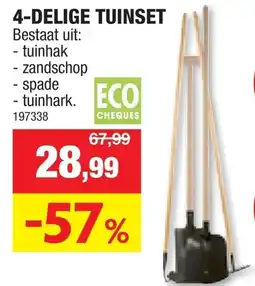 Hubo 4-delige tuinset aanbieding