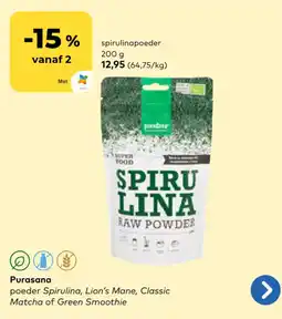 Bio Planet spirulina poeder aanbieding