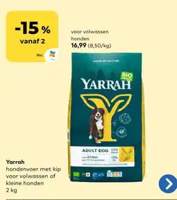 Bio Planet Yarrah hondenvoer met kip aanbieding