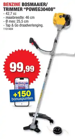 Hubo Benzine bosmaaier/trimmer aanbieding