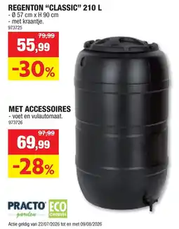 Hubo Regenton classic aanbieding