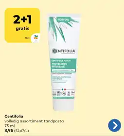 Bio Planet Centifolia volledig assortiment tandpasta aanbieding