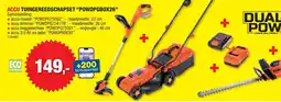 Hubo Accu tuin gereedschap set "powdpgbox26" aanbieding