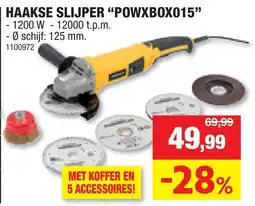 Hubo Haakse slijper powxbox015 aanbieding