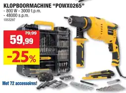Hubo Klopboormachine aanbieding