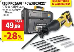 Hubo Reciprozaag powxbox022 aanbieding