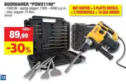 Hubo Boorhamer powx1199 aanbieding