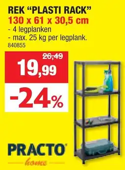 Hubo Rek "Plasti Rack" aanbieding