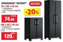 Hubo Opbergkast detroit aanbieding
