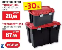 Hubo Opbergkoffer Totem aanbieding