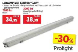 Hubo Ledlamp met sensor gaia aanbieding