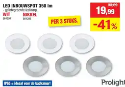 Hubo Led Inbouwspot 350 lm aanbieding