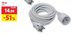 Hubo Verlengsnoer Wit aanbieding