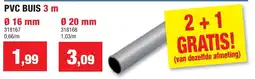 Hubo PVC buis aanbieding