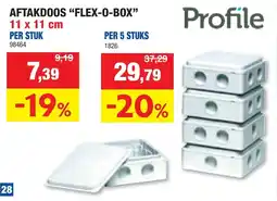 Hubo Profile Aftakdoos Flex-O-Box aanbieding