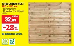 Hubo Tuinscherm multi aanbieding