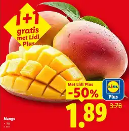 Lidl Mango aanbieding