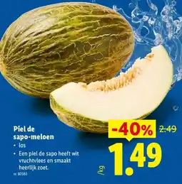 Lidl Piel de sapo-meloen aanbieding