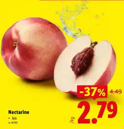 Lidl Nectarine aanbieding