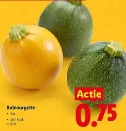 Lidl Bolcourgette aanbieding