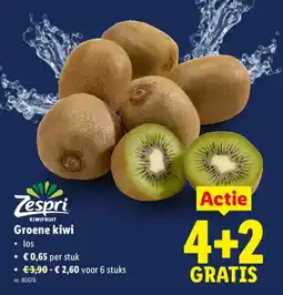 Lidl Groene kiwi aanbieding