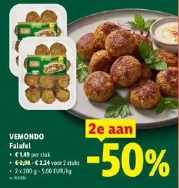 Lidl Vemondo falafel aanbieding