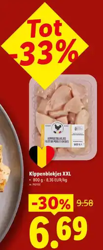 Lidl Kippenblokjes XXL aanbieding