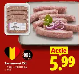 Lidl Boerenworst XXL aanbieding