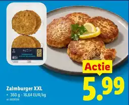 Lidl Zalmburger XXL aanbieding
