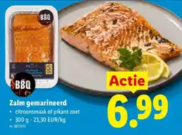 Lidl Zalm gemarineerd aanbieding