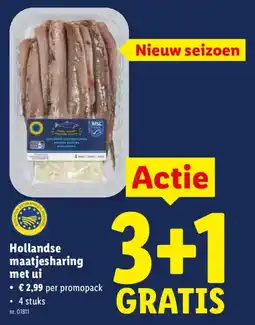 Lidl Hollandse maatjesharing aanbieding