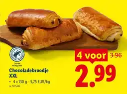 Lidl Chocoladebroodje XXL aanbieding