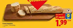 Lidl Franse baguette aanbieding