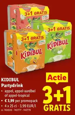 Lidl Kidibul Partydrink aanbieding