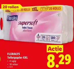Lidl Floralys toilet papier xxl aanbieding