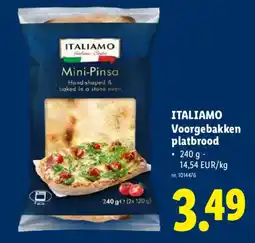 Lidl Italiamo voorgebakken platbrood aanbieding
