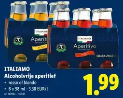 Lidl Italiamo alcoholvrije aperitief aanbieding