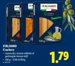 Lidl Itali amo crackers aanbieding